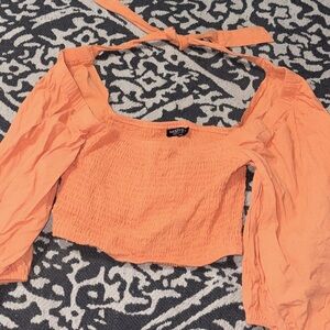 Nasty Gal Orange Women's Top